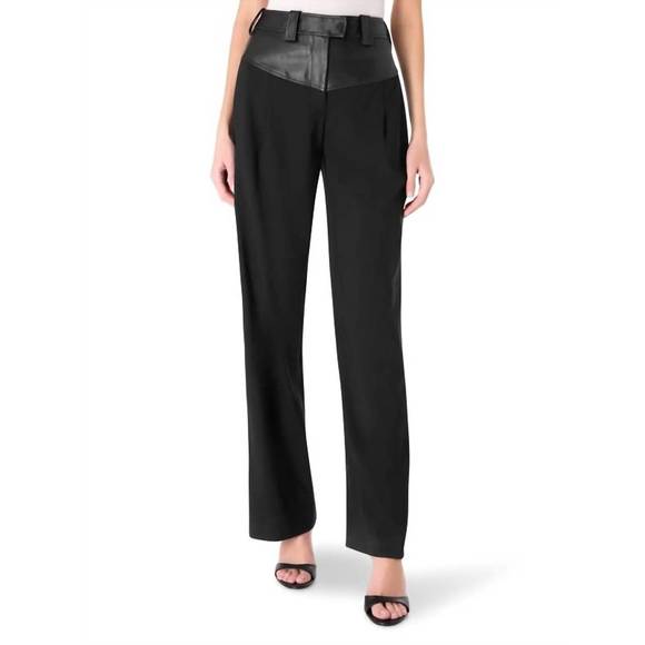 NEW CHRISTOPHER ESBER high rise maverick trouser in black - Picture 1 of 4